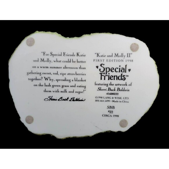 VTG 1998 Lang & Wise KATIE & MOLLY II Special Friends Sherri Buck Baldwin 1st Ed - Picture 12 of 16